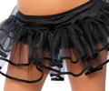 Double-Layer Petticoat Black