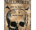 Halloween Skull Countdown Calendar