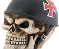 Biker Skull Iron Cross Helmet Car Shifter Knob