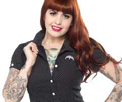 Polka Dot Batty Darling Top